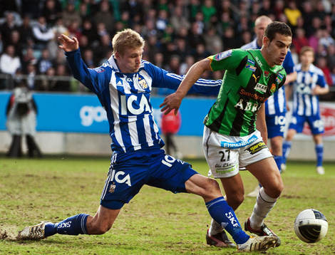 Sebastian Eriksson, IFK Göteborg. Mervan Celik, GAIS