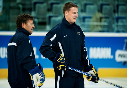 Mats Näslund och Roger Rönnberg, assisterande tränare