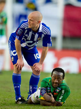 Nicklas Carlsson, IFK Göteborg, Reuben Ayarna, GAIS