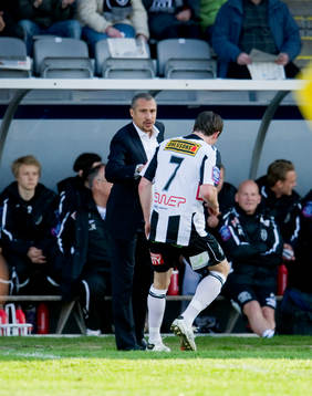 Fotboll, Superettan, Henrik Larsson, tränare Landskrona,