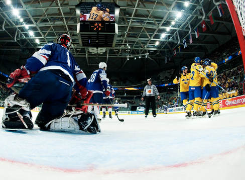 Bläddra bland fler bilder av Ishockey, VM, Sverige - Frankrike