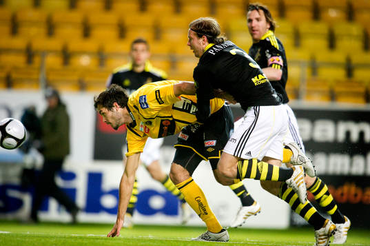 Per Karlsson, AIK och Denni Avdic, Elfsborg
