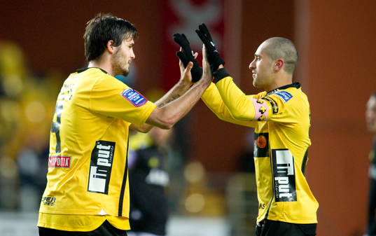 Denni Avdic, Emir Bajrami, jubel