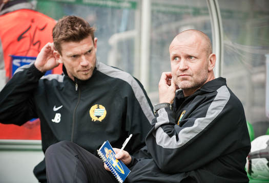 Jesper Blomqvist och Michel Borgqvist, tränare
