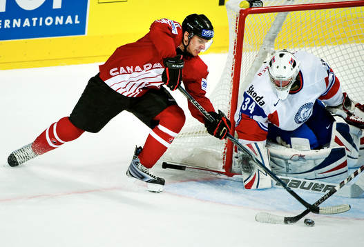 John Tavares, Kanada, oroar André Lysenstoen, målvakt,