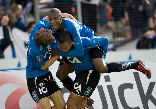 Joe Sise, Anselmo, Halmstad, jubel, glädje
