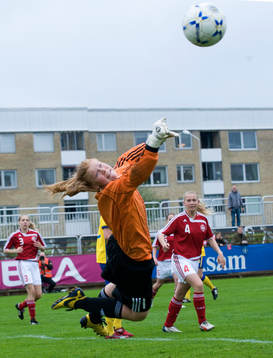 Räddning, Maria Christensen, målvakt, Danmark