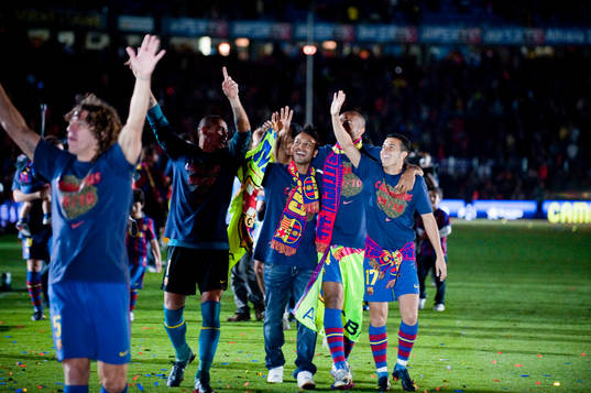Fotboll, Spansk Liga, La Liga, Barcelona, ligaguld, FC