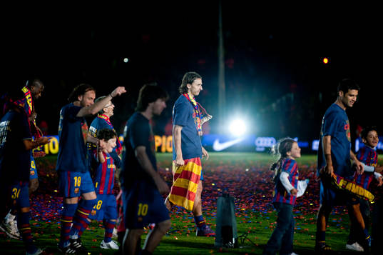 Fotboll, Spansk Liga, La Liga, Barcelona, ligaguld, FC