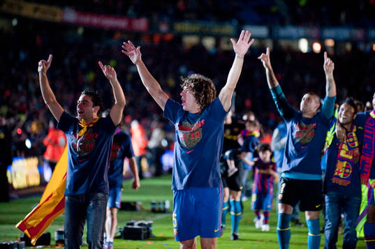 Fotboll, Spansk Liga, La Liga, Barcelona, ligaguld, FC