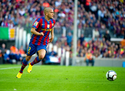 Fotboll, Spansk Liga, La Liga, Dani Alves, Barcelona