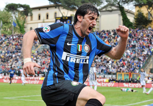 Diego MILITO, Inter, jubel