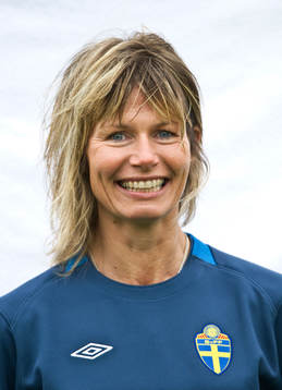 Yvonne Ekroth, förbundskapten, porträtt