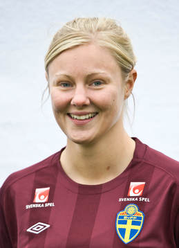 Elin Hallin, målvakt, porträtt