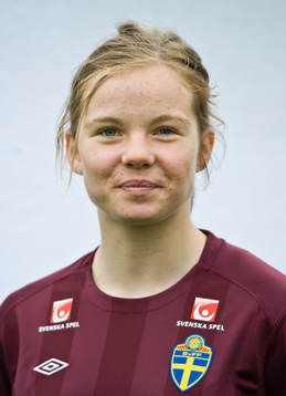 Greta Åkerlind, målvakt, porträtt