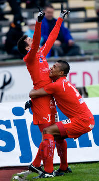 1-0 efter 6,4 sekunder, snabbast hittills i allsvenskan,