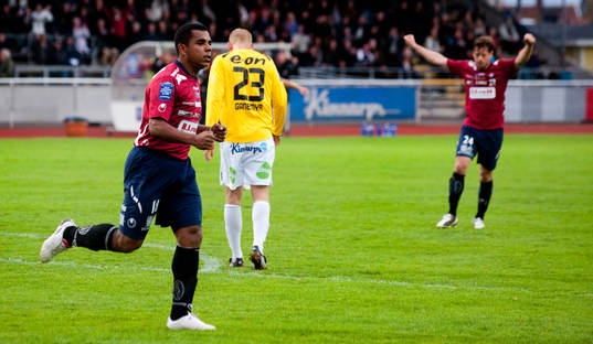 Alvaro Santos, Örgryte, jubel