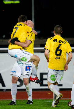 David Svensson, Tobias Nilsson, Falkenberg, jubel