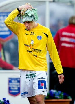 Kristoffer Englén, Falkenberg, blod, skada
