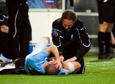 Guillermo Molins,  Malmö, skada