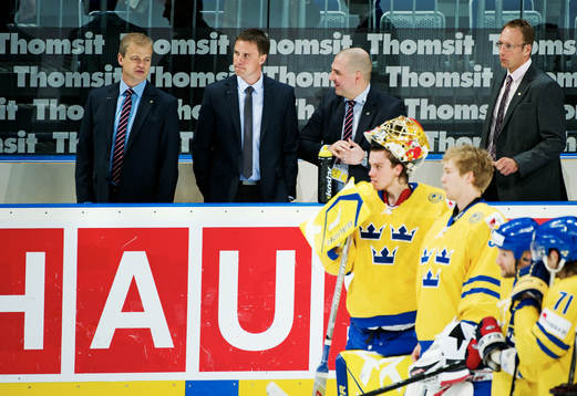 Bengt-Åke Gustafsson, tränare, Roger Rönnberg,