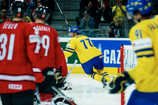 Victor Hedman, Sverige, jubel