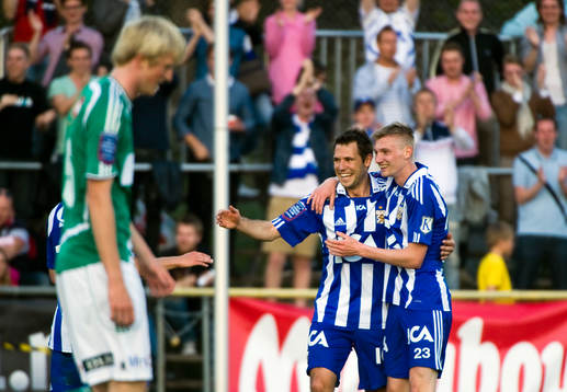 Stefan Selakovic och Sebastian Eriksson, Göteborg, jubel