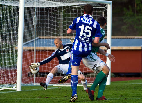 Jakob Johansson, Göteborg gör 0-1 på Thomas Thudin,