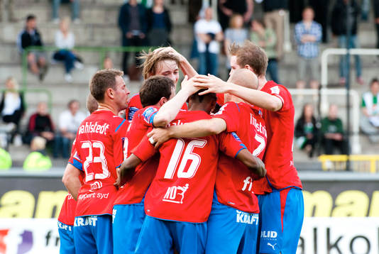 Jubel i Helsingborg