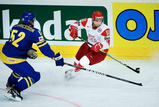 Bläddra bland fler bilder av Ishockey, VM, kvartsfinal, Sverige - Danmark