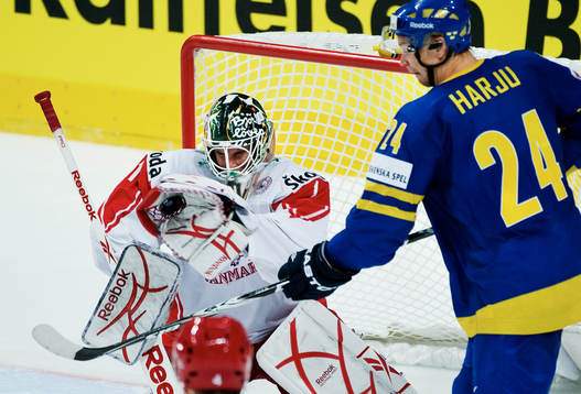 Patrick Galbraith, målvakt, Danmark och Johan Harju,