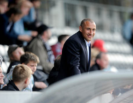 Henrik Larsson, tränare, Landskrona, utvisning
