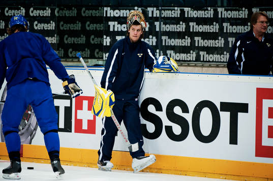 Jacob Markström, målvakt, är skadad