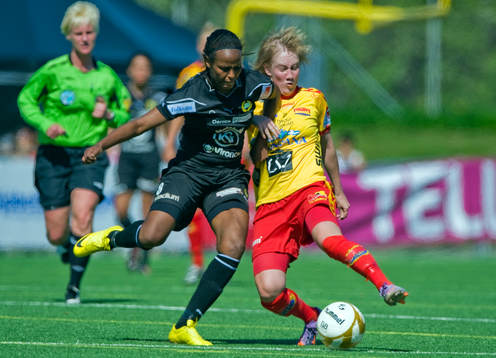 Bläddra bland fler bilder av Fotboll, dam, Damallsvenskan, TyresÃ¶ - HammarbyÂ© BildbyrÃ¥n â