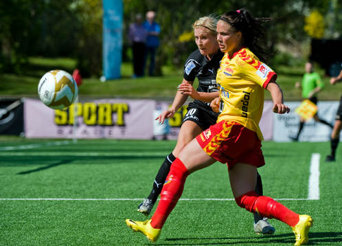 Annica Svensson, Hammarby och Jennifer Egelryd, Tyresö