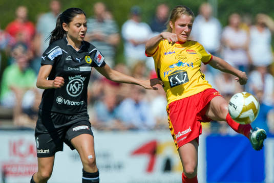 Lena Andersson, Hammarby och Kirsten van de Ven, Tyresö