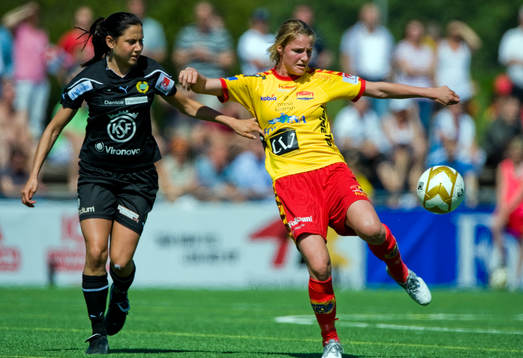 Lena Andersson, Hammarby och Kirsten van de Ven, Tyresö