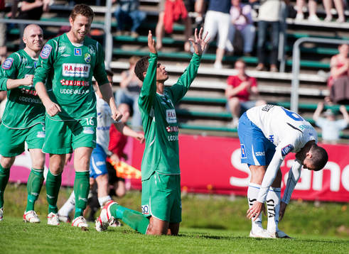 Josemar Santana Silva, Ljungskile, jubel. Imad Khalili,