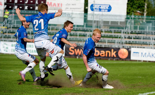 Mattias Adelstam, Trelleborg. Jubel