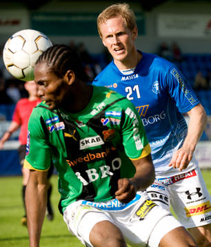 Magnus Andersson, Trelleborg och Richard Ntomba Ekunde, Gais