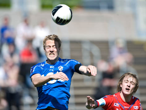 Johnny Lundberg, Halmstad och Rasmus Jönsson, Helsingborg.