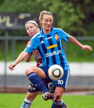 Emelie Johnsson, Kristianstad och Emma Lundh, Djurgården
