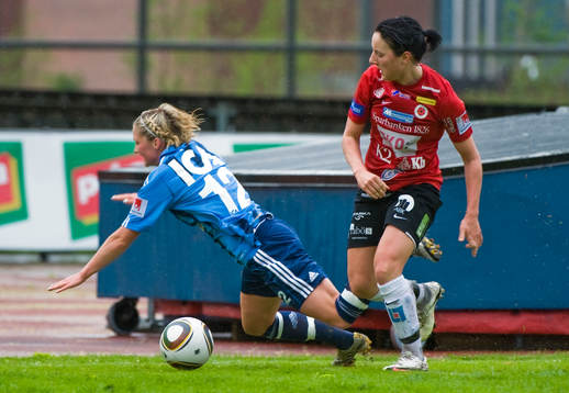 Caroline Frånberg, Djurgården och Antonia Göransson,