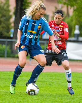 Emma Lundh, Djurgården och Antonia Göransson, Kristianstad