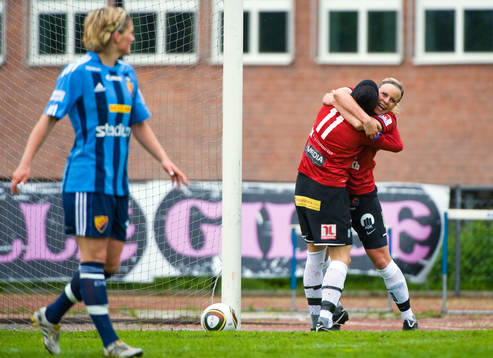 Caroline Frånberg, Djurgården, Susanne Moberg och Sofie