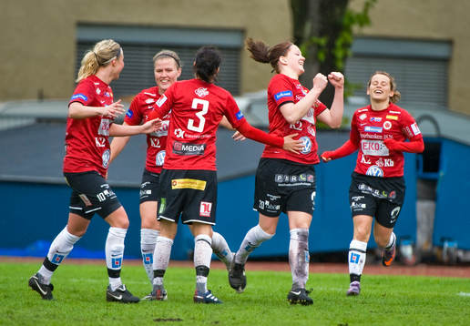 Mia Carlsson, Kristianstad, jubel