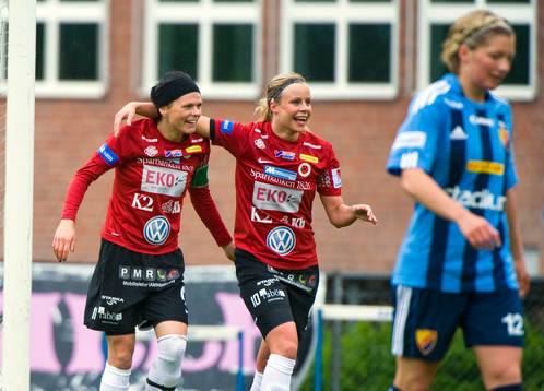 Susanne Moberg, Sofie Andersson, Kristianstad, jubel och