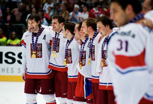 Jaromir Jagr, jubel, guld, medalj