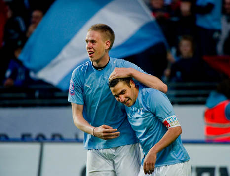 Alexander Nilsson, Malmö och Pontus Jansson, Malmö, jubel