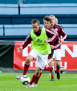 Bläddra bland fler bilder av Fotboll, Danmark, Träning